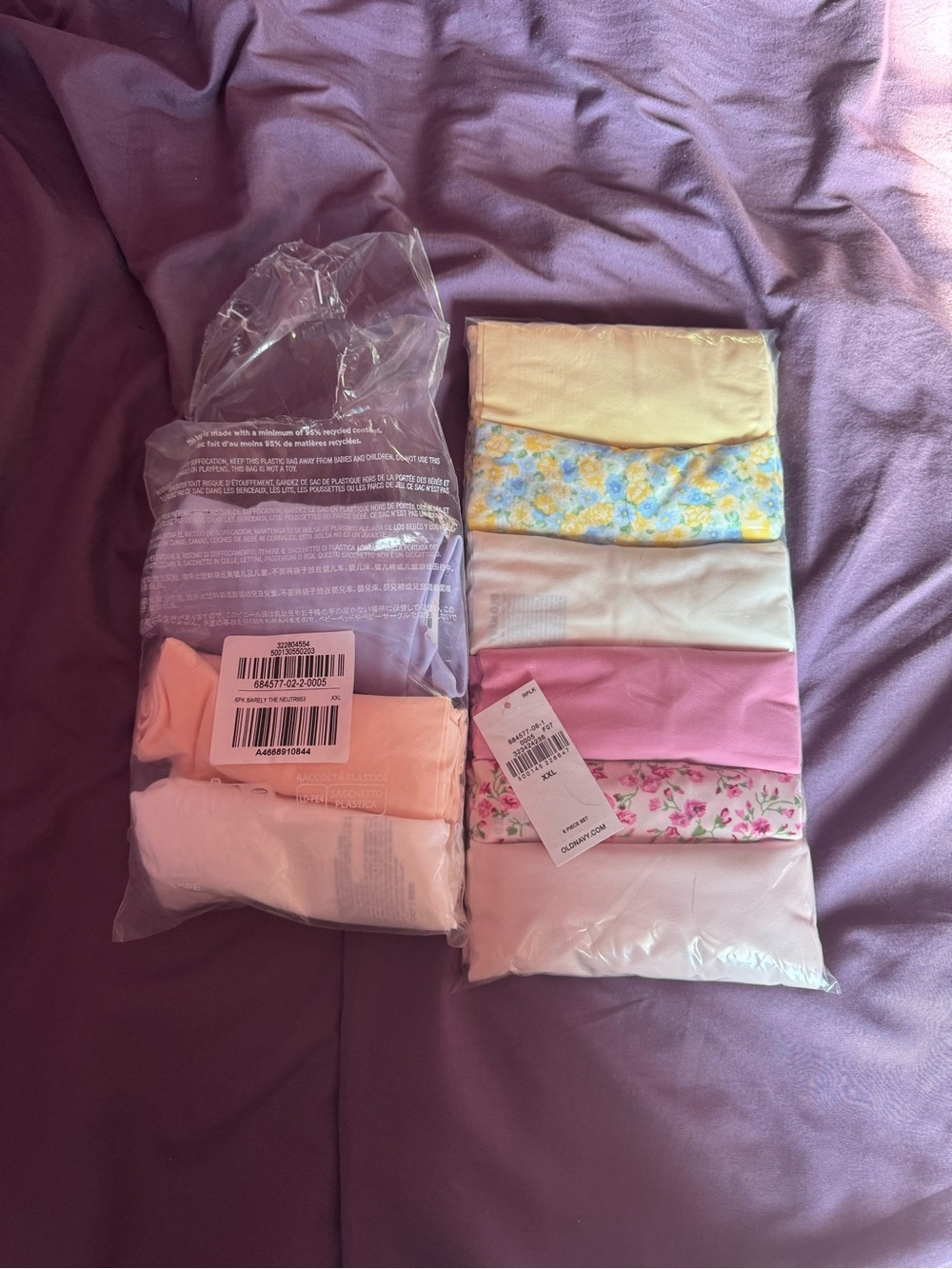 Old Navy Women’s Assorted Pastel & Floral Bikini Panties - Pack